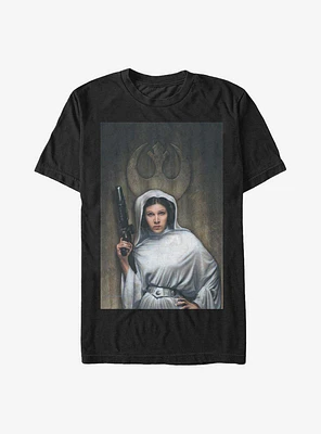 Star Wars Leia Painting T-Shirt
