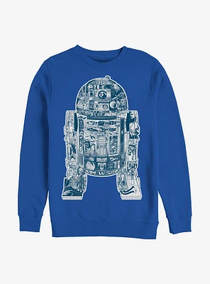 Star Wars Epic R2-D2 Symbol Fill Crew Sweatshirt