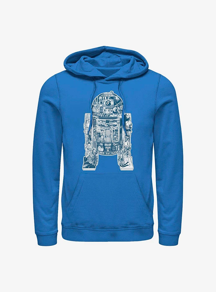 Star Wars Epic R2-D2 Symbol Fill Hoodie