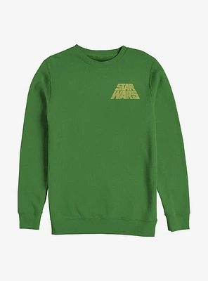Star Wars Badge Slant Logo Crew Sweatshirt