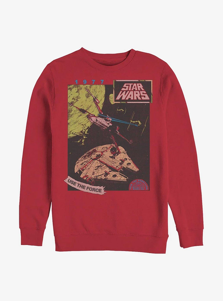 Star Wars Epic Battle Scenes Crew Sweatshirt