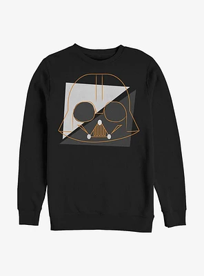 Star Wars Geometric Vader Lines Crew Sweatshirt