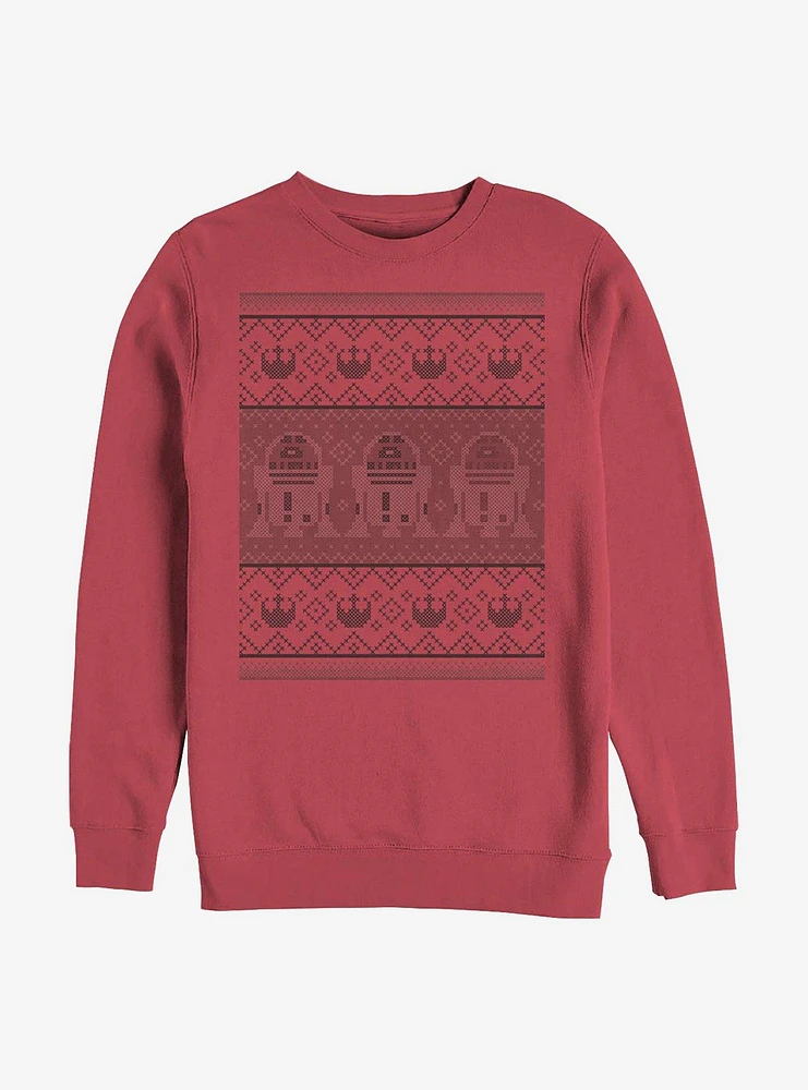 Star Wars R2 Ugly Holiday Crew Sweatshirt