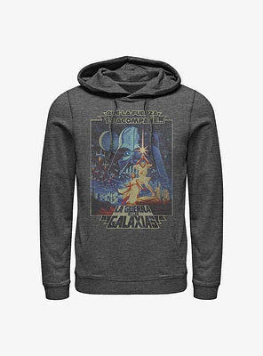 Star Wars Que La Fuerza Poster Hoodie