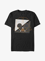 Star Wars Geometric Vader Lines T-Shirt