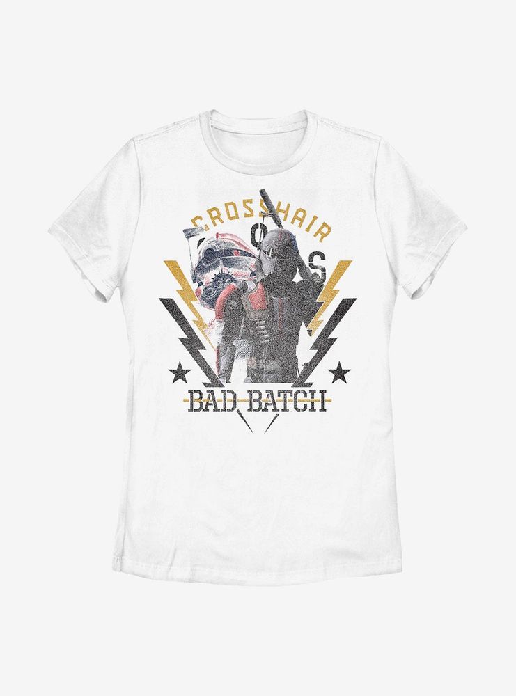 Star Wars: The Bad Batch Cross Army Crate Womens T-Shirt