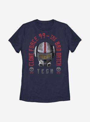 Star Wars: The Bad Batch Tech Headstone Womens T-Shirt