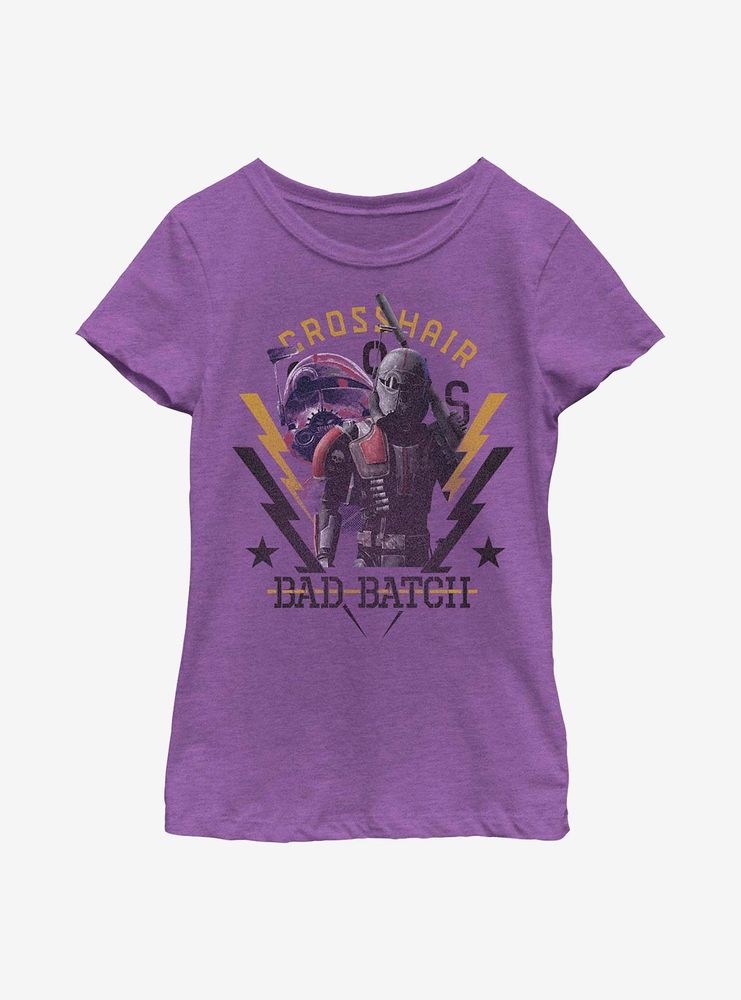 Star Wars: The Bad Batch Cross Army Crate Youth Girls T-Shirt