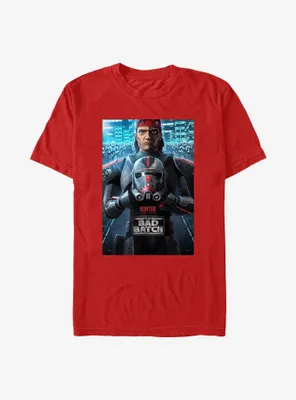 Star Wars: The Bad Batch Hunter Poster T-Shirt