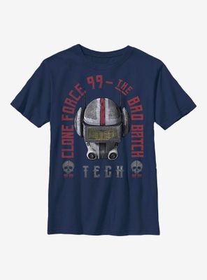 Star Wars: The Bad Batch Tech Headstone Youth T-Shirt