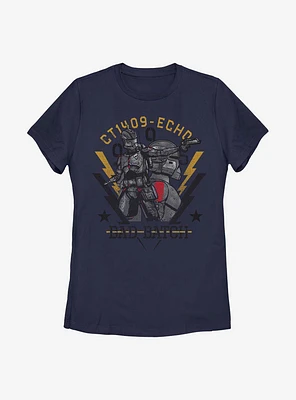 Star Wars: The Bad Batch Echo Army Crate Womens T-Shirt