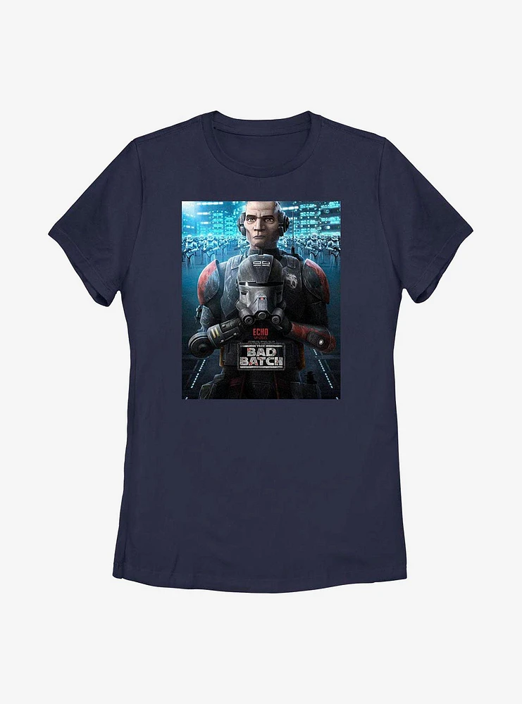 Star Wars: The Bad Batch Echo Poster Womens T-Shirt