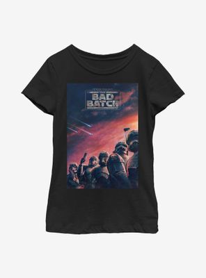 Star Wars: The Bad Batch Poster Youth Girls T-Shirt