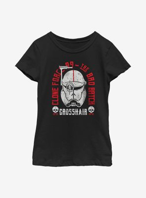 Star Wars: The Bad Batch Crosshair Arch Youth Girls T-Shirt