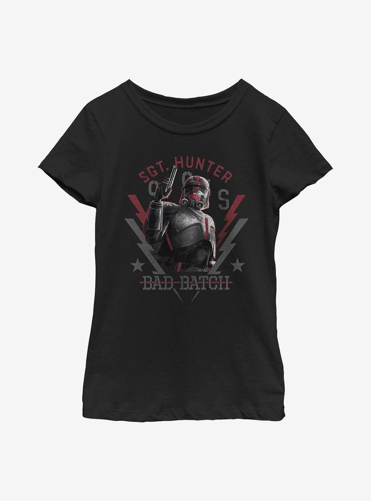 Star Wars: The Bad Batch Hunter Army Crate Youth Girls T-Shirt