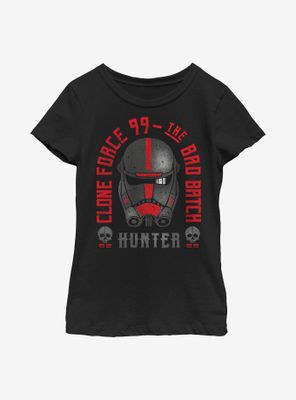 Star Wars: The Bad Batch Hunter Headstone Youth Girls T-Shirt