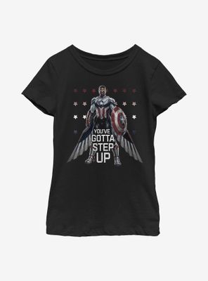 Marvel The Falcon And Winter Soldier Teamed Youth Girls T-Shirt