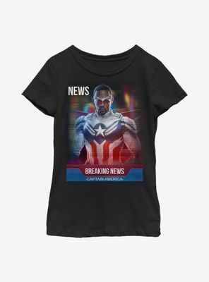 Marvel The Falcon And Winter Soldier Falcons Plan Youth Girls T-Shirt