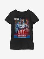 Marvel The Falcon And Winter Soldier Falcons Plan Youth Girls T-Shirt