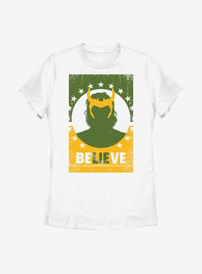 Marvel Loki Believes Womens T-Shirt