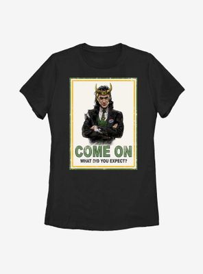 Marvel Loki Pres Womens T-Shirt