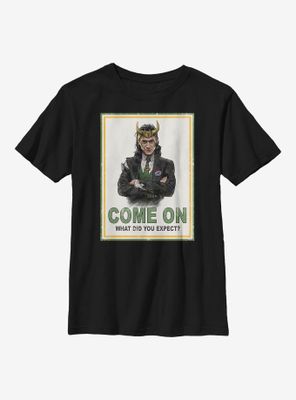 Marvel Loki Pres Youth T-Shirt