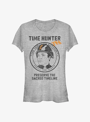 Marvel Loki Time Hunter Features B-15 Girls T-Shirt