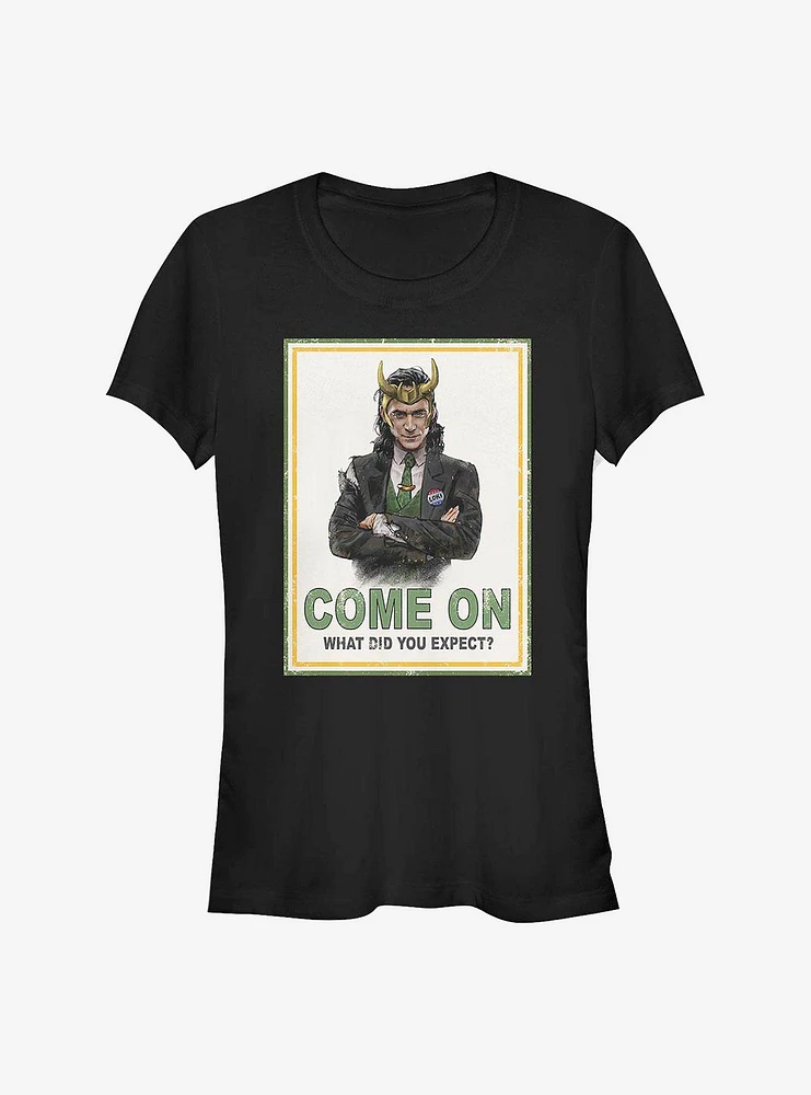 Marvel Loki What Did You Expect? Girls T-Shirt