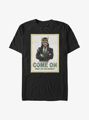Marvel Loki What Did You Expect? T-Shirt