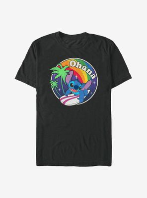 Disney Lilo & Stitch Ohana Rainbow Redux T-Shirt
