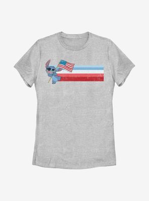 Disney Lilo & Stitch Flag Womens T-Shirt