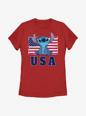 Disney Lilo & Stitch Merica Womens T-Shirt