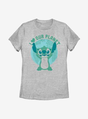 Disney Lilo & Stitch Save Planet Womens T-Shirt