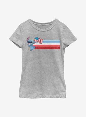 Disney Lilo & Stitch Flag Youth Girls T-Shirt