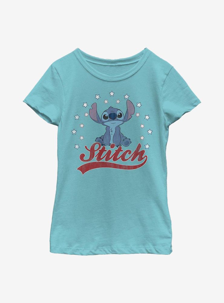 Disney Lilo & Stitch Americana Youth Girls T-Shirt