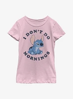 Disney Lilo & Stitch Mornings Youth Girls T-Shirt
