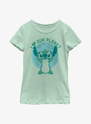 Disney Lilo & Stitch Save Planet Youth Girls T-Shirt