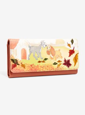 Loungefly Disney Lady and the Tramp Autumn Home Wallet - BoxLunch Exclusive