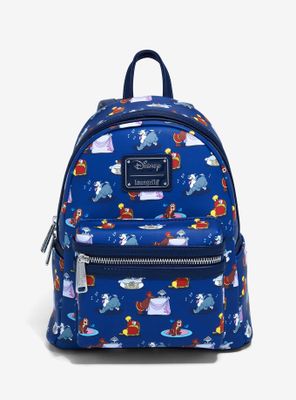Loungefly Disney Princess Dogs Allover Print Mini Backpack & Coin Purse Set - BoxLunch Exclusive 