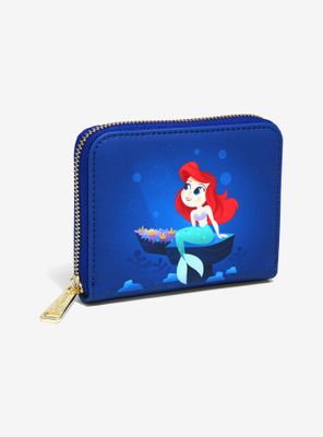 Loungefly The Little Mermaid Ariel Under the Sea Small Zip Wallet - BoxLunch Exclusive