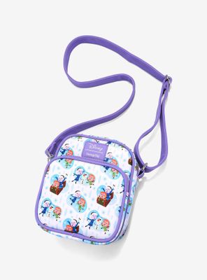 Loungefly Disney Frozen Elsa & Anna Winter Activities Crossbody Bag - BoxLunch Exclusive
