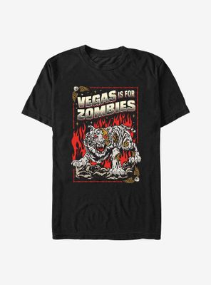 Army Of The Dead Zombie Tiger Poster T-Shirt