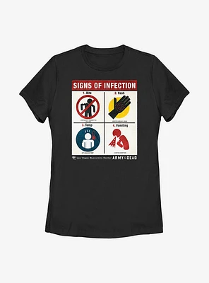 Army Of The Dead Four Rules Womens T-Shirt