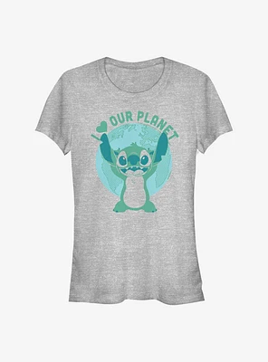 Disney Lilo & Stitch I Heart Our Planet Girls T-Shirt