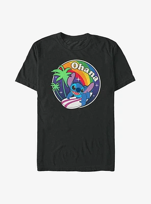 Disney Lilo & Stitch Ohana Rainbow Redux T-Shirt