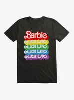 Barbie Pride Rainbow 80s Vintage Logo T-Shirt