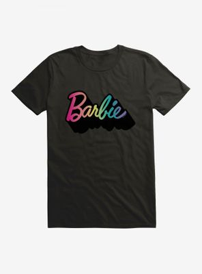 Barbie Pride Rainbow 3D Black Shadow Logo T-Shirt