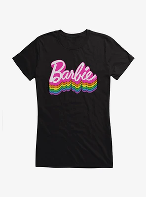 Barbie Logo Pride Rainbow Shadow T-Shirt
