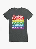 Barbie Pride Rainbow 80s Vintage Logo T-Shirt