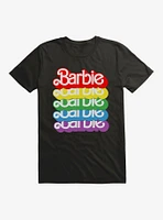 Barbie Pride Rainbow 80s Vintage Logo T-Shirt